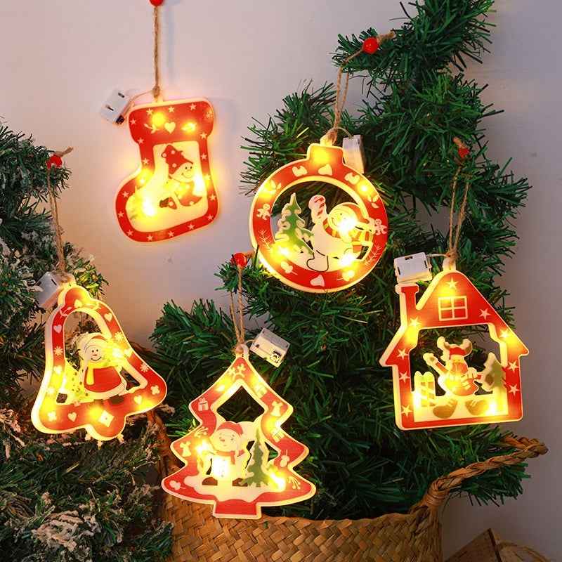 Decorative String Lights Christmas House Christmas Tree Pendant