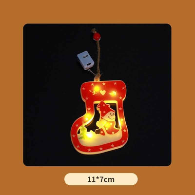 Decorative String Lights Christmas House Christmas Tree Pendant