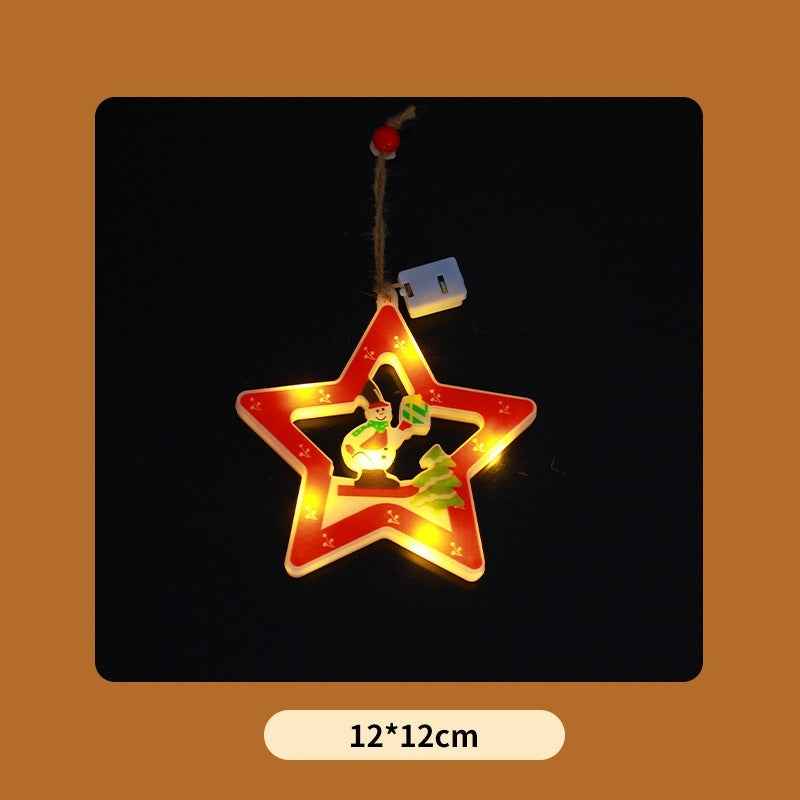 Decorative String Lights Christmas House Christmas Tree Pendant