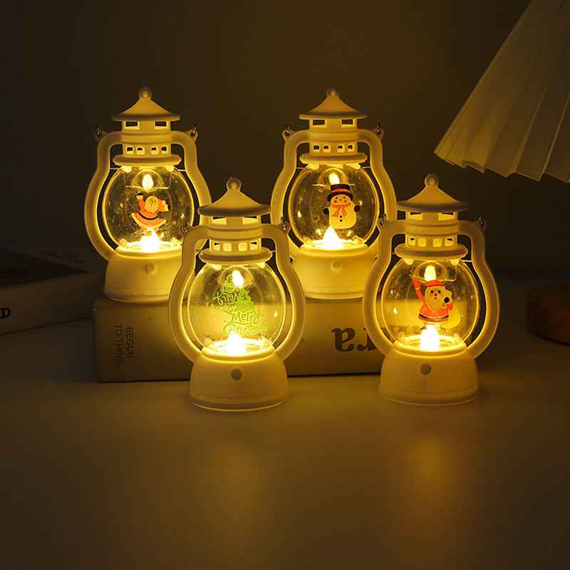 Christmas Decoration Led Glowing Night Lights Portable Lamp