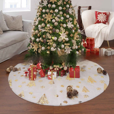 Gilding Snowflake XINGX Christmas Tree Group Mat
