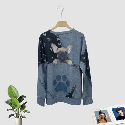 Women's Casual Christmas Digital Printing Sweater