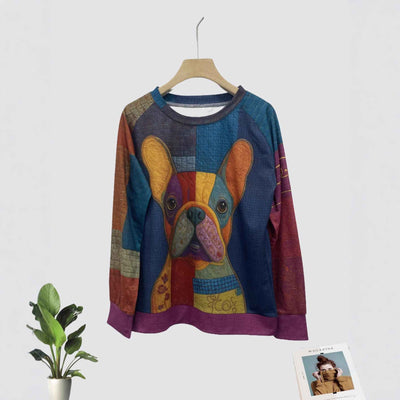 Women's Casual Christmas Digital Printing Sweater