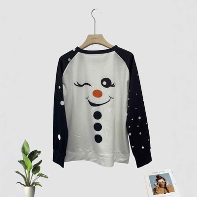Women's Daily Casual Christmas Digital Printing Sweater