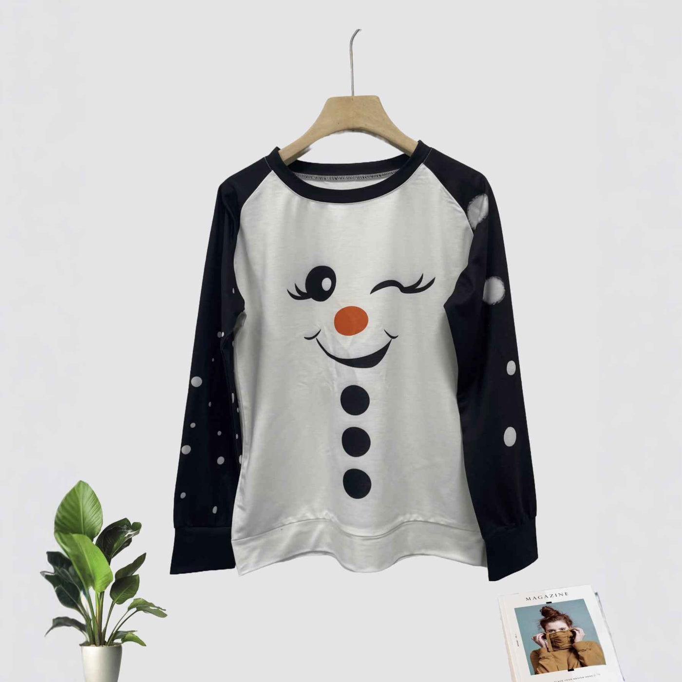 Women's Daily Casual Christmas Digital Printing Sweater