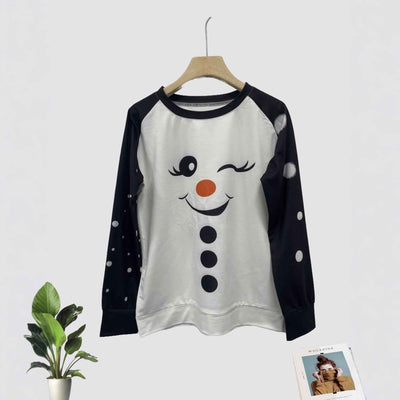 Women's Daily Casual Christmas Digital Printing Sweater