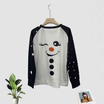 Women's Daily Casual Christmas Digital Printing Sweater