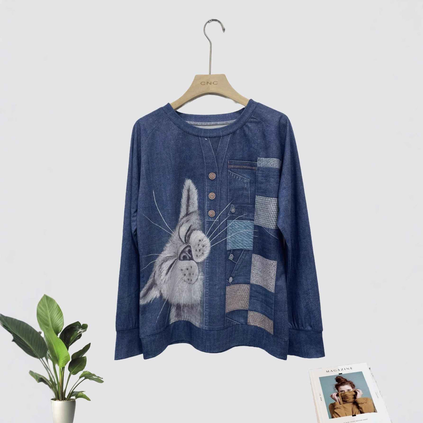 Women's Daily Casual Christmas Digital Printing Sweater