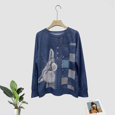 Women's Daily Casual Christmas Digital Printing Sweater