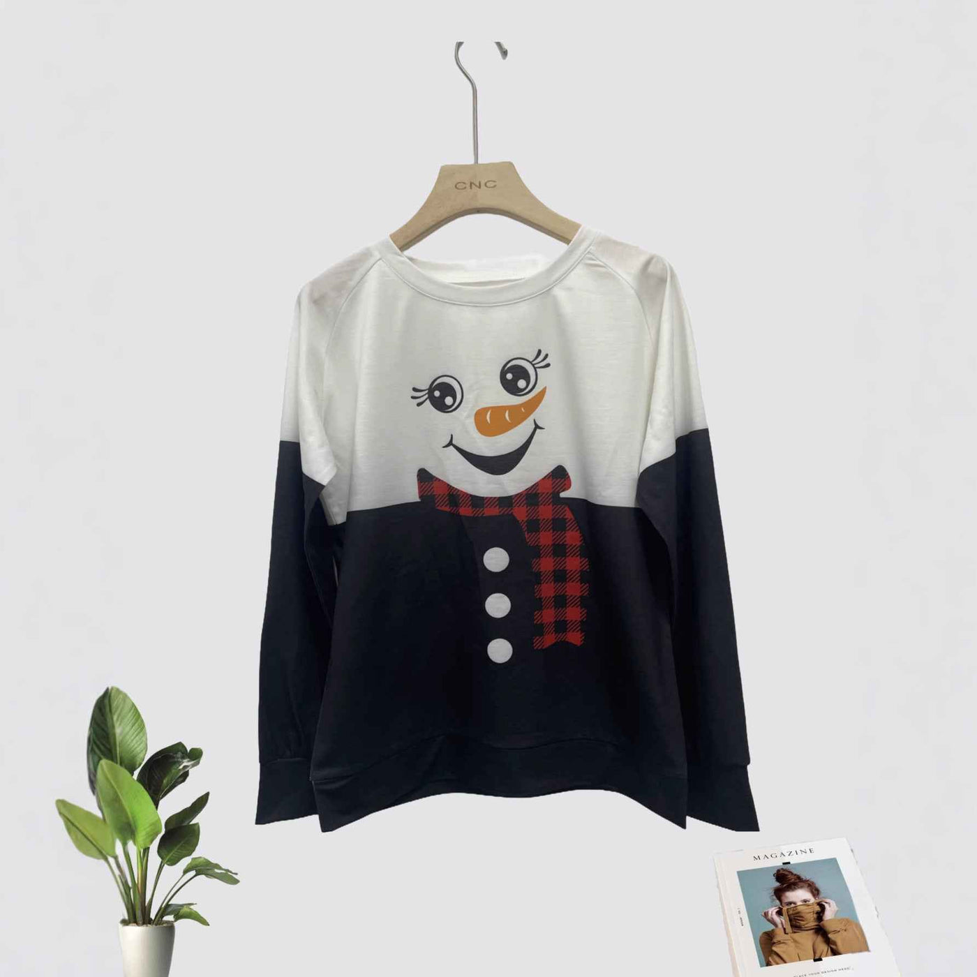 Women's Daily Casual Christmas Digital Printing Sweater