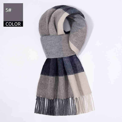 Winter New Men's Cashmere Scarf