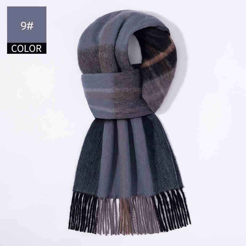 Winter New Men's Cashmere Scarf