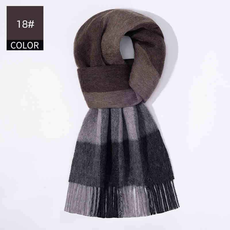 Winter New Men's Cashmere Scarf