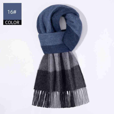 Winter New Men's Cashmere Scarf