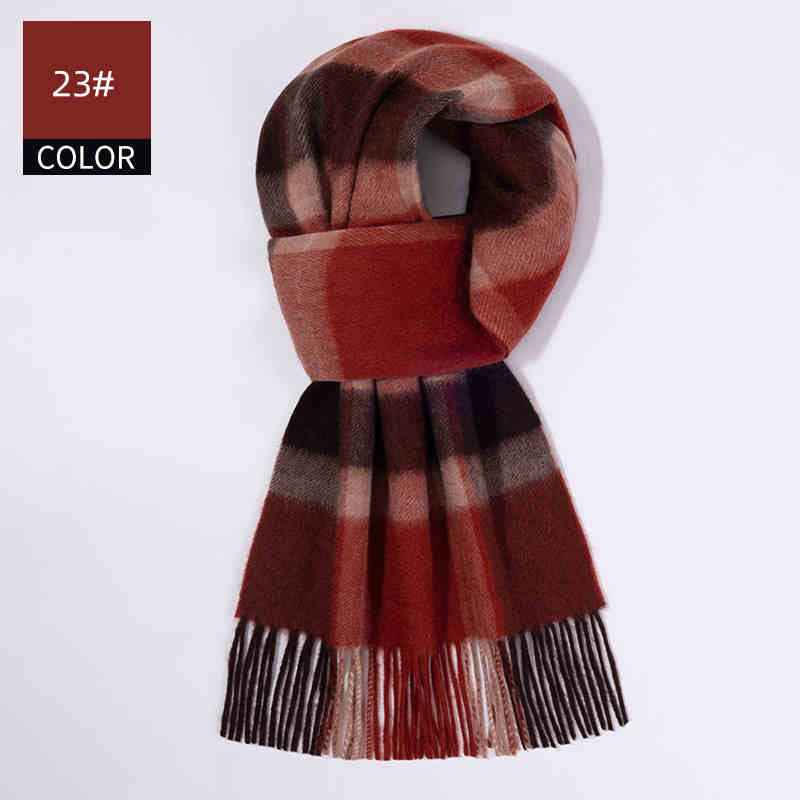 Winter New Men's Cashmere Scarf