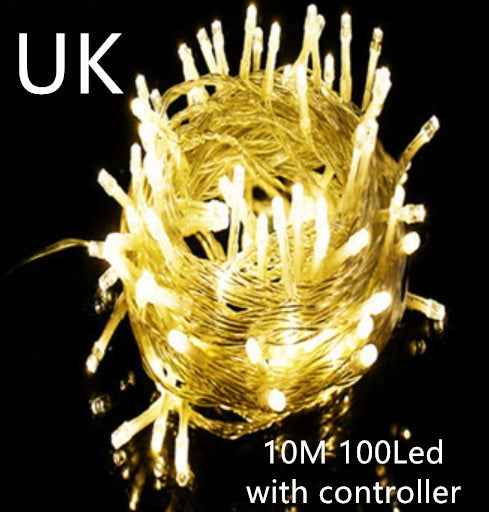 LED Curtain Garland On The Window USB String Lights Remote Control Christmas Decorations For Home Room