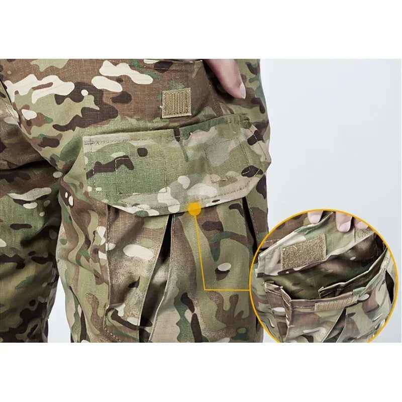 Men's Climbing Camping Camouflage Cargo Pants
