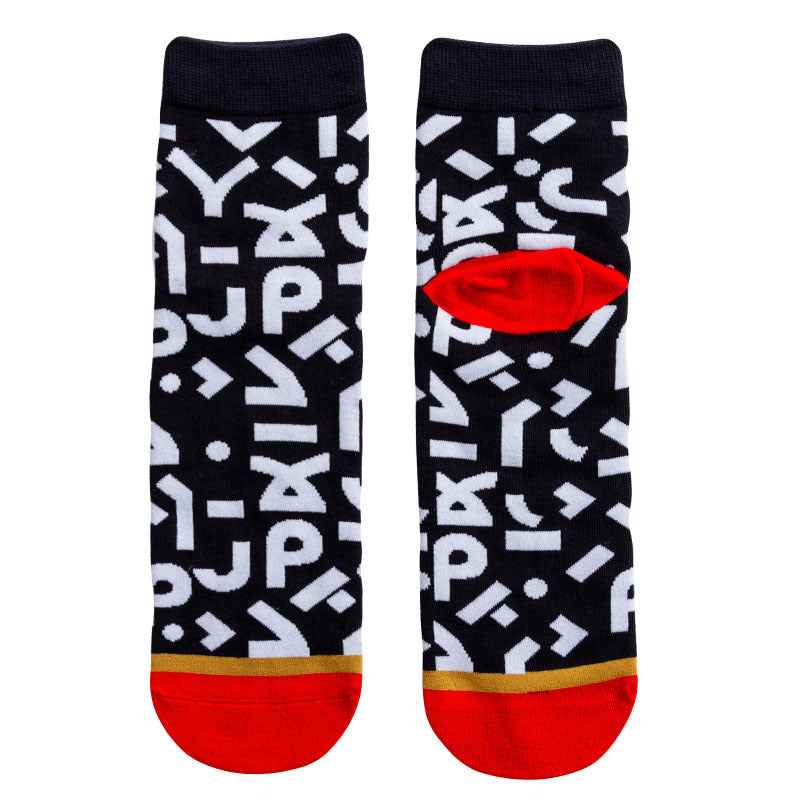 Short Tube Pure Cotton Men's Socks Cartoon Original Unisex