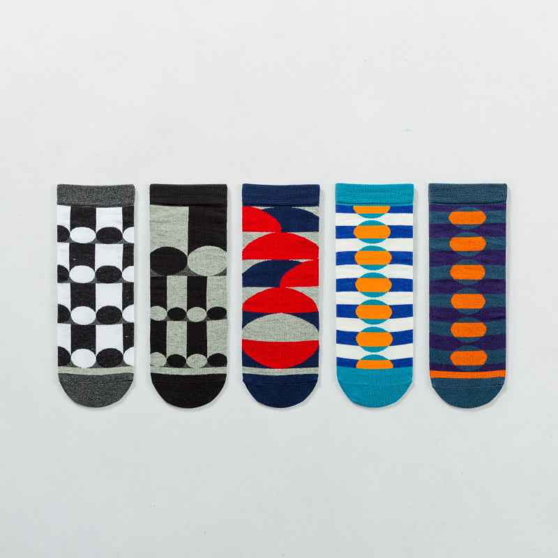 Short Tube Pure Cotton Men's Socks Cartoon Original Unisex