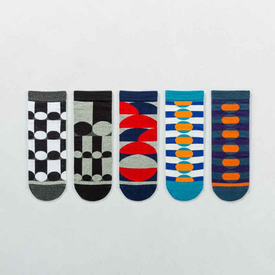 Short Tube Pure Cotton Men's Socks Cartoon Original Unisex