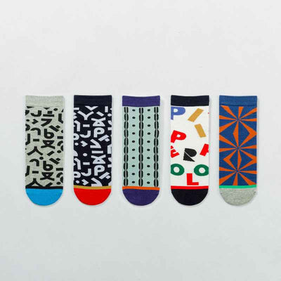 Short Tube Pure Cotton Men's Socks Cartoon Original Unisex