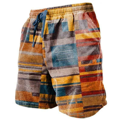 3D Printed Breathable Soft Casual Loose Shorts Men