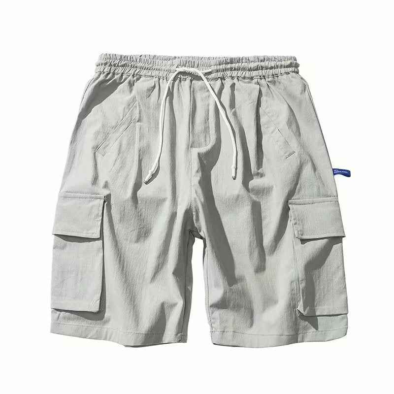 Loose Casual Pants Korean Version Multi-pocket Cargo Shorts Men's Nickel Pants