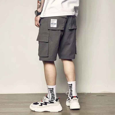 Loose Casual Pants Korean Version Multi-pocket Cargo Shorts Men's Nickel Pants