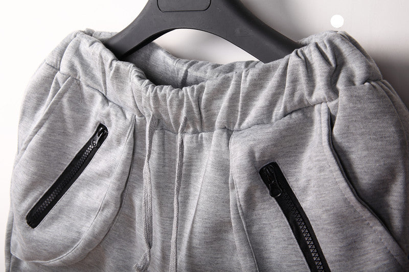 Men's low waist zipper casual harem pants SHOPPORA