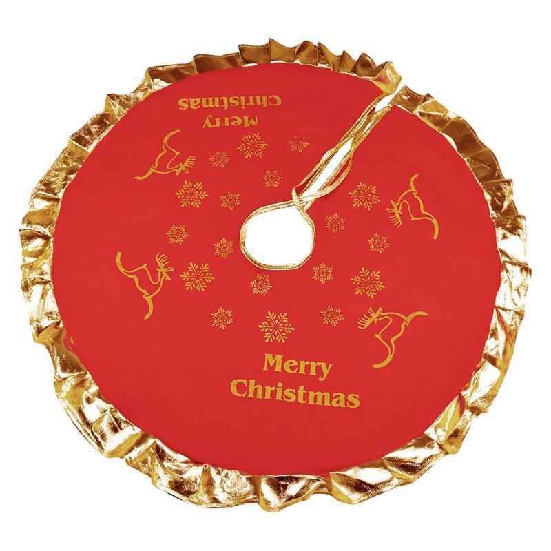 Christmas Decorations Christmas Tree Skirt Deer Carriage Tree Skirt