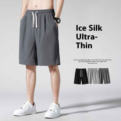 Cropped Pants Men's Thin Loose Large Size Sports Shorts