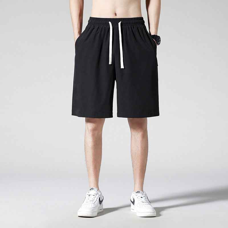 Cropped Pants Men's Thin Loose Large Size Sports Shorts