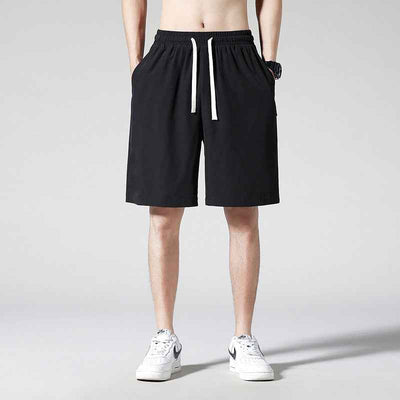 Cropped Pants Men's Thin Loose Large Size Sports Shorts