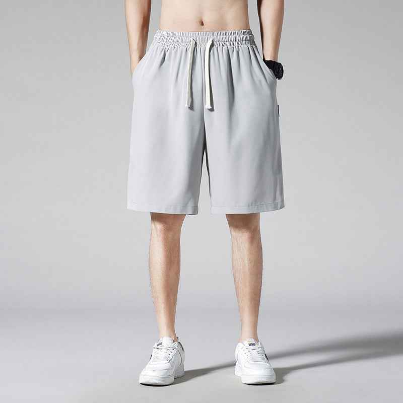Cropped Pants Men's Thin Loose Large Size Sports Shorts