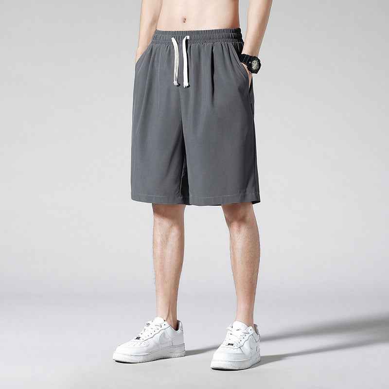 Cropped Pants Men's Thin Loose Large Size Sports Shorts