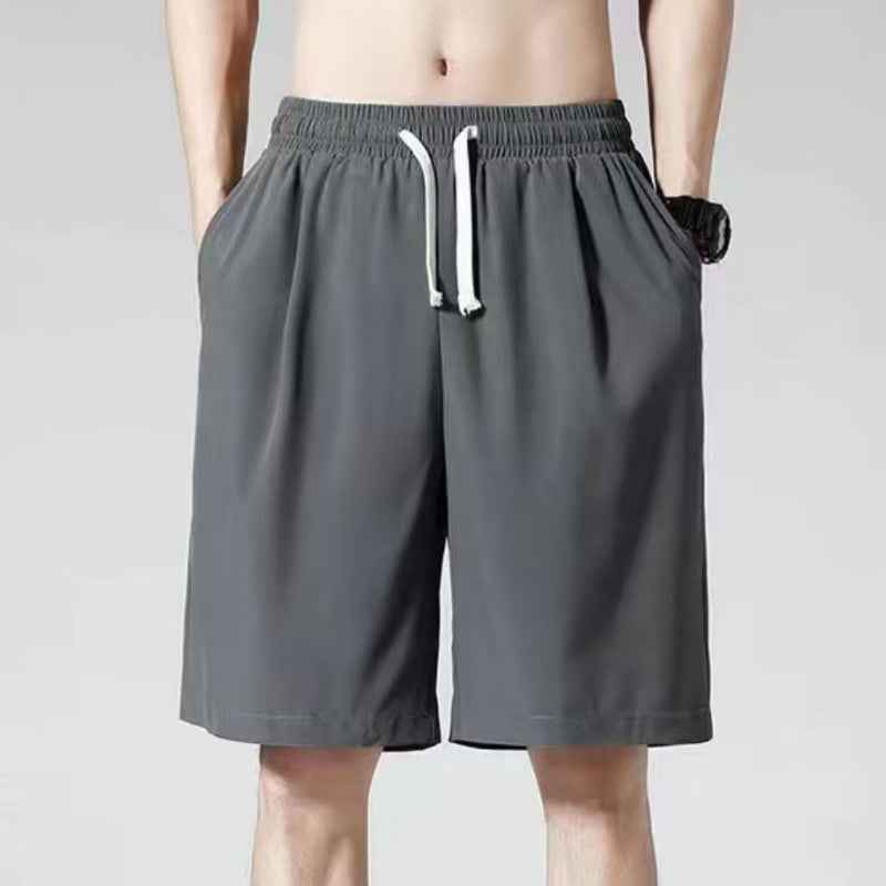 Cropped Pants Men's Thin Loose Large Size Sports Shorts