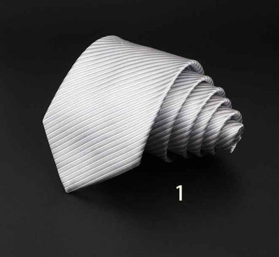 Men's Striped British Gentleman Polyester Fiber Tie