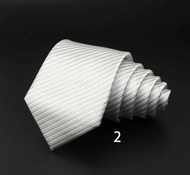 Men's Striped British Gentleman Polyester Fiber Tie