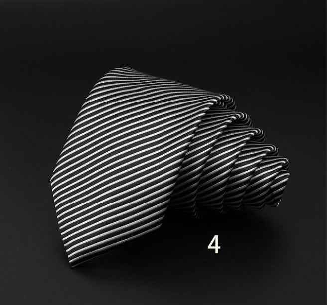 Men's Striped British Gentleman Polyester Fiber Tie