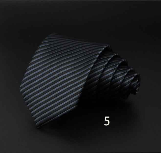 Men's Striped British Gentleman Polyester Fiber Tie