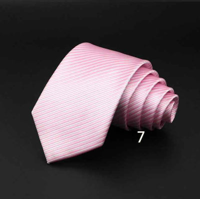 Men's Striped British Gentleman Polyester Fiber Tie