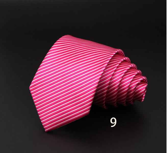 Men's Striped British Gentleman Polyester Fiber Tie
