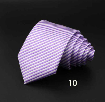 Men's Striped British Gentleman Polyester Fiber Tie