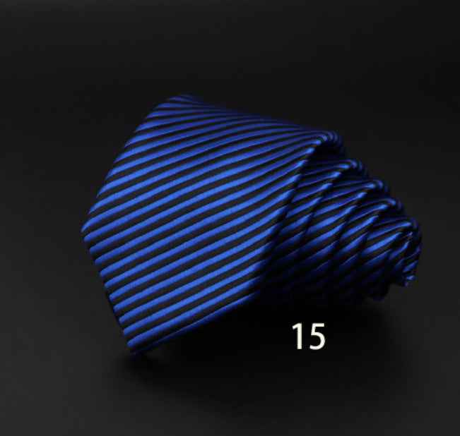 Men's Striped British Gentleman Polyester Fiber Tie