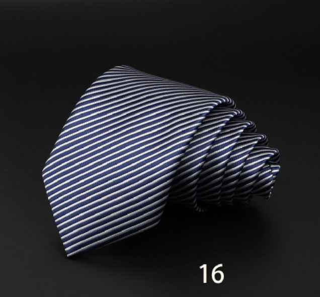 Men's Striped British Gentleman Polyester Fiber Tie
