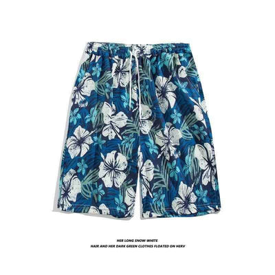 Fashion Printed Cross-border Plus Size Loose Casual Shorts