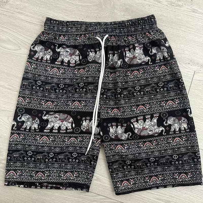 Outdoor Beach Elephant Pants Casual Shorts