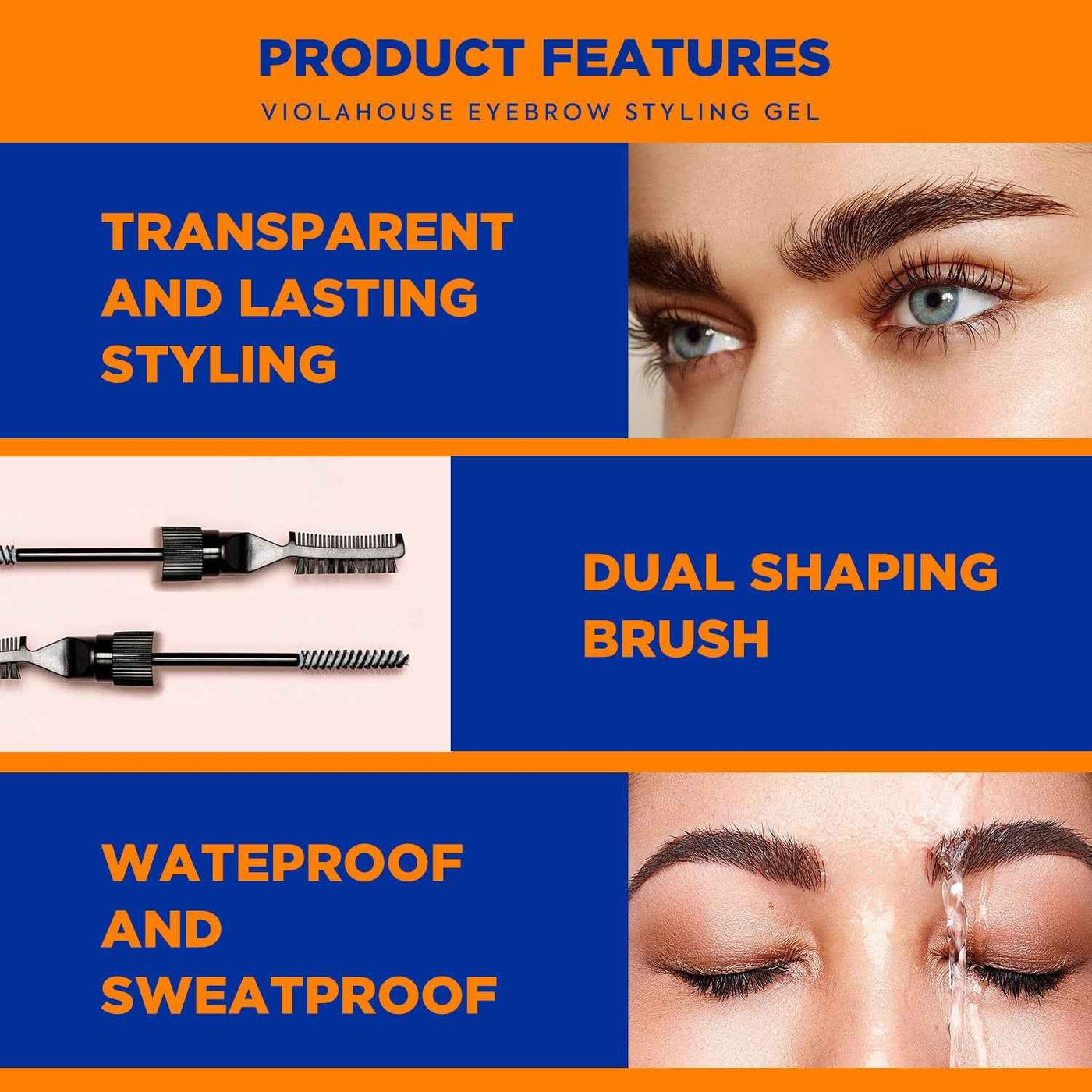 Eyebrow Glue Long Waterproof Blooming Shaping
