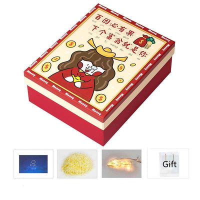 Christmas gift box ins wind Wedding Candy Box New Year gift box packaging box birthday gift box empty box