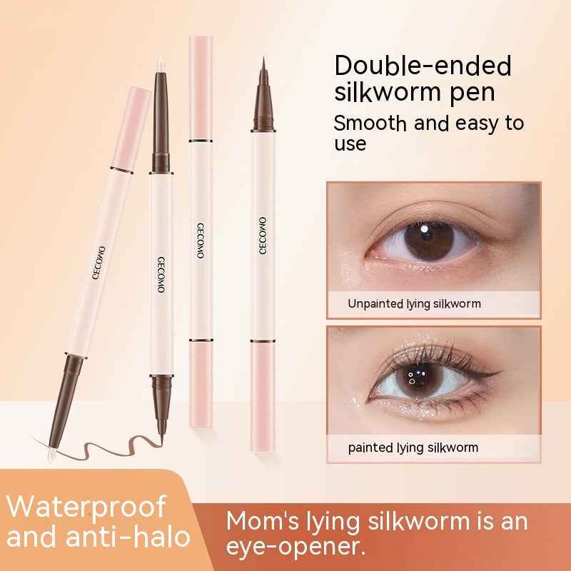 Three-dimensional Star Eyes Double-headed Eye Shadow Pen Makeup